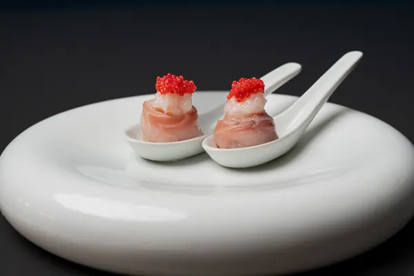 Gió Ricciola, Scampo, Tobiko